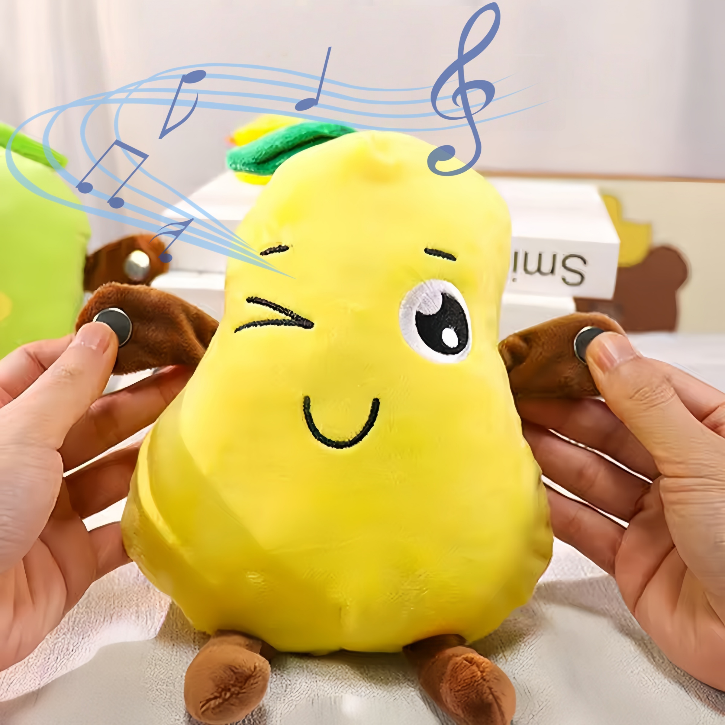 Kids Toys Unique - Creative Fruit Yali Pear Touch-Sensitive Rhythm
