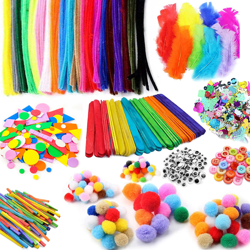 Kid Toys And Craft - 1000pcs Kids Crafts Art Supplies Kit