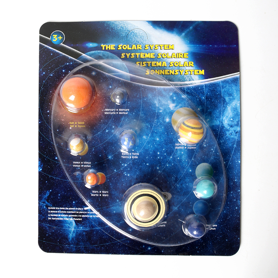 Kids Toys Under 200 - Hand-Painted Solar System Planets Model Figures