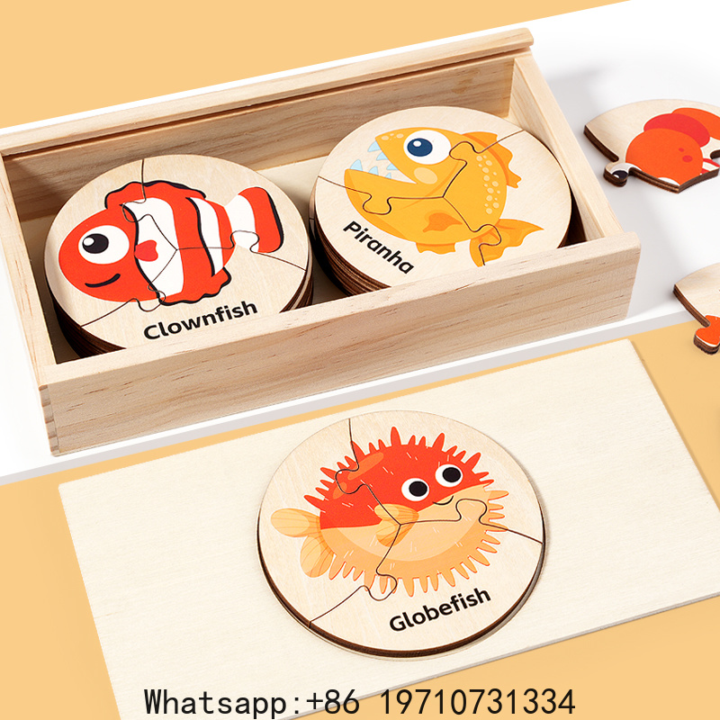 Children Montessori Educationa - Wooden Puzzle Kids review and price