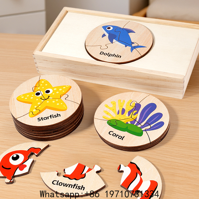 Children Montessori Educationa - Wooden Puzzle Kids review and price