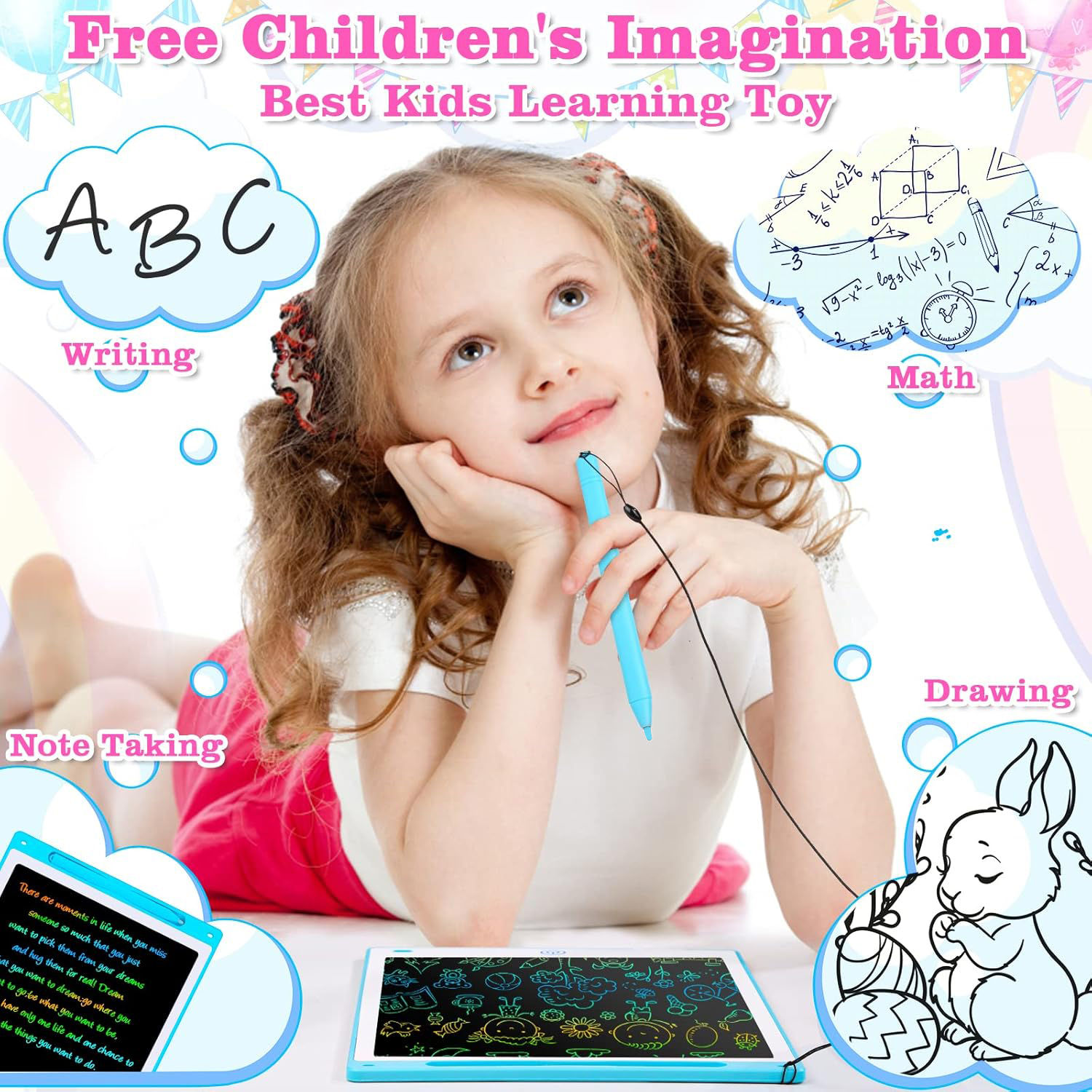 16/12/10/8.5 Inch LCD Graphic  - Kids Toys 10 Year Old review and price