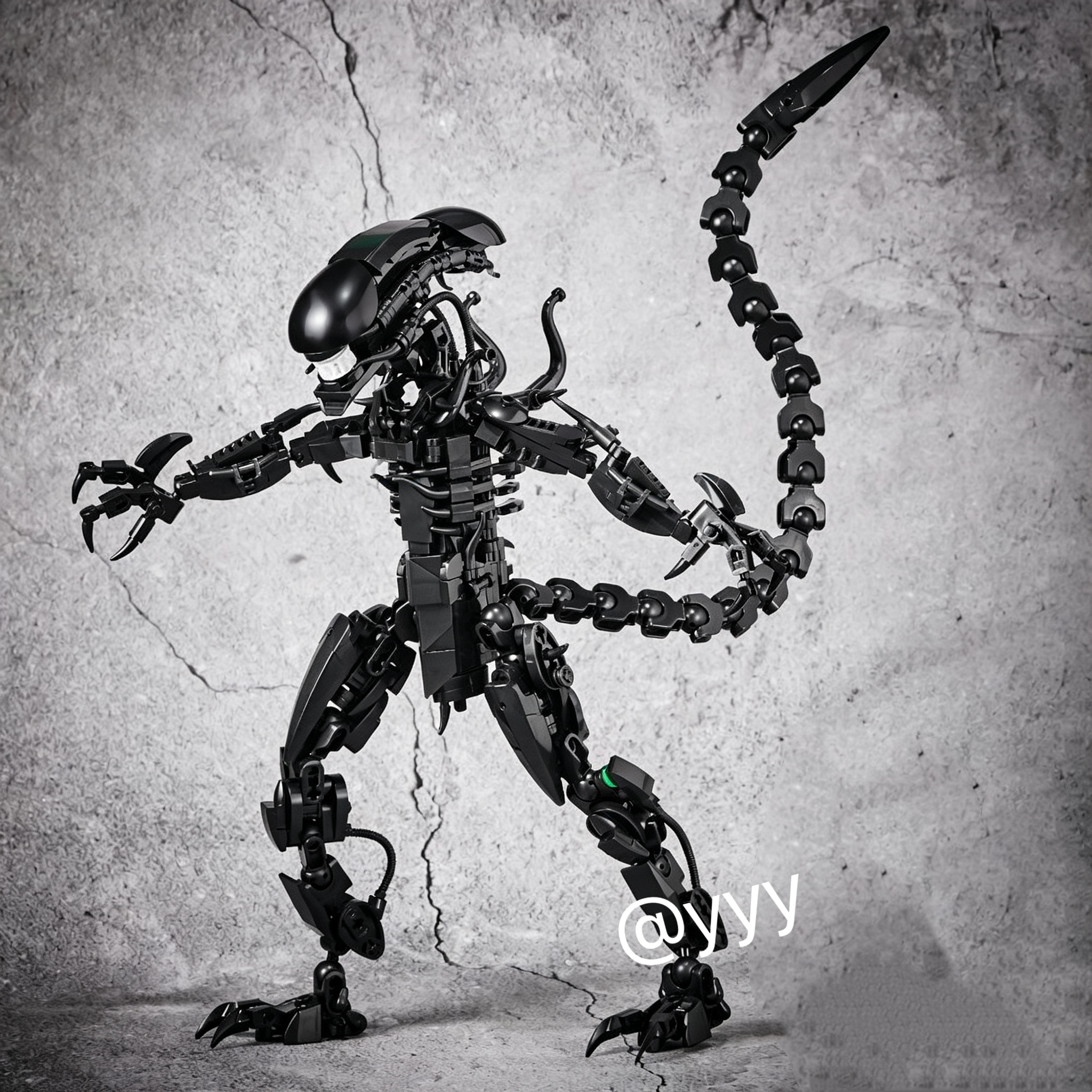 New/958PCS Black Alien Xenomor - Xenomorph Kids Toys review and price