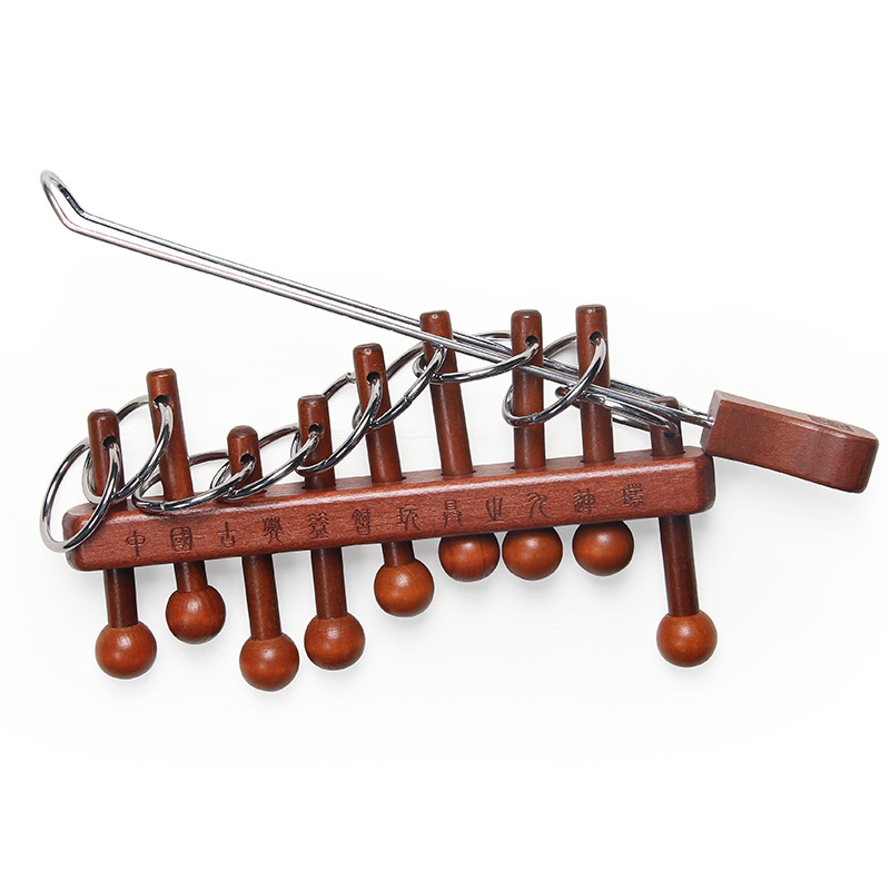 Classical Chinese Nine Linked  - Wooden Puzzle Kids review and price