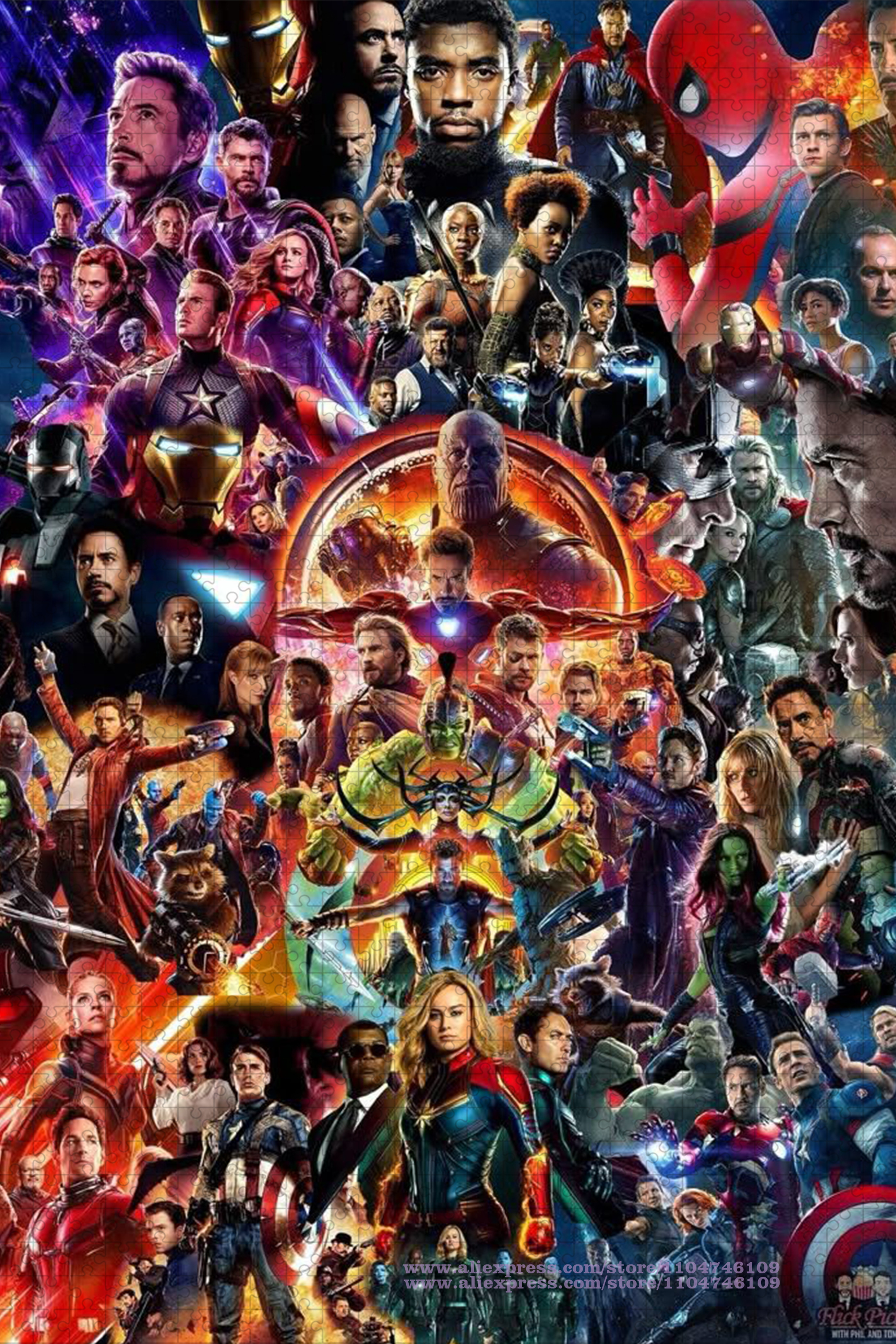 Marvel Characters Collections  - Wooden Puzzle Kids review and price