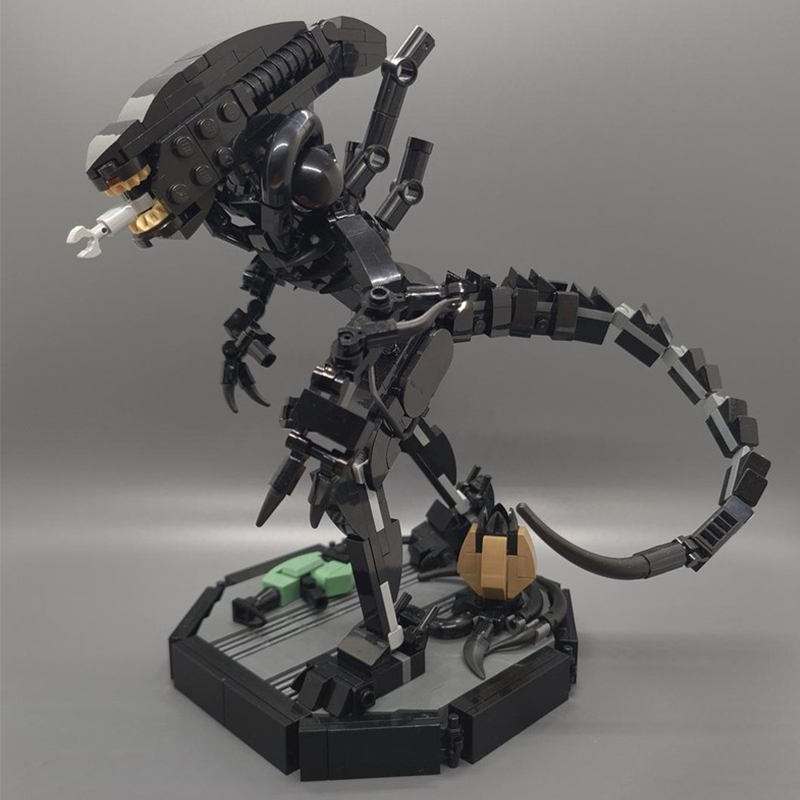 588pcs MOC Xenomorph Model Bui - Xenomorph Kids Toys review and price