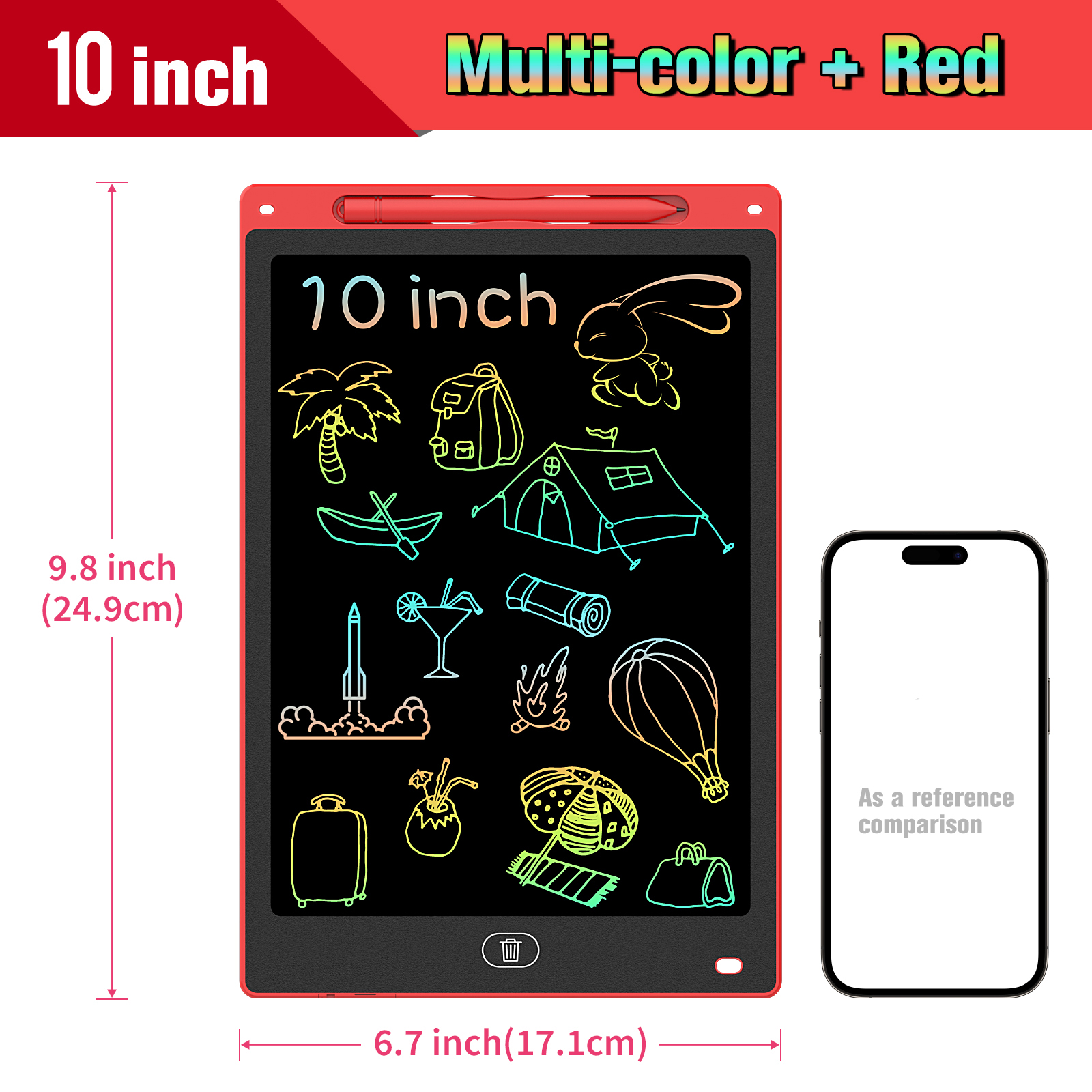 10 Inch LCD Drawing Tablet, Ha - Kids Toys Under $10 review and price
