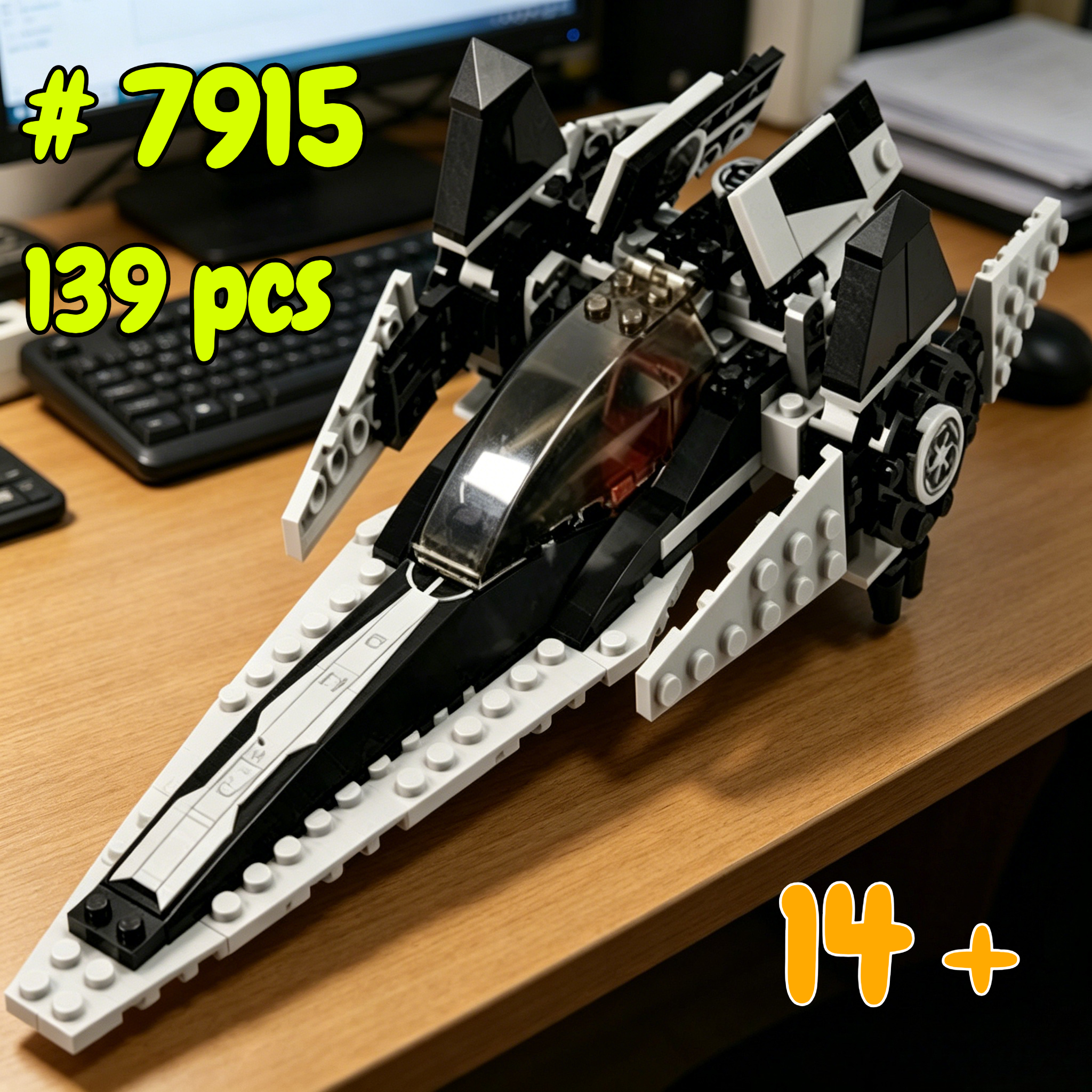 V-wing Fighter 7915 Building B - Lego Building Blocks review and price