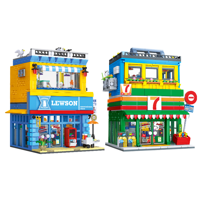 1263+PCS Street Scene Convenie - Kids Toys In Store review and price