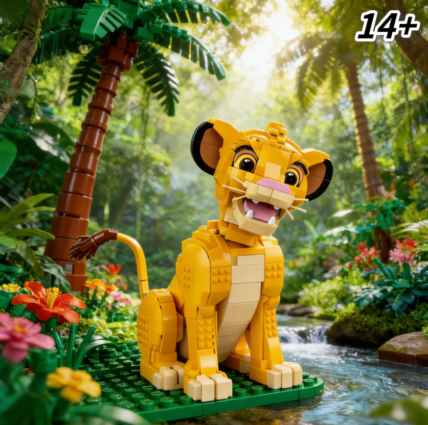 2026New 1445Pcs 43247 The Lion - Lego Building Blocks review and price