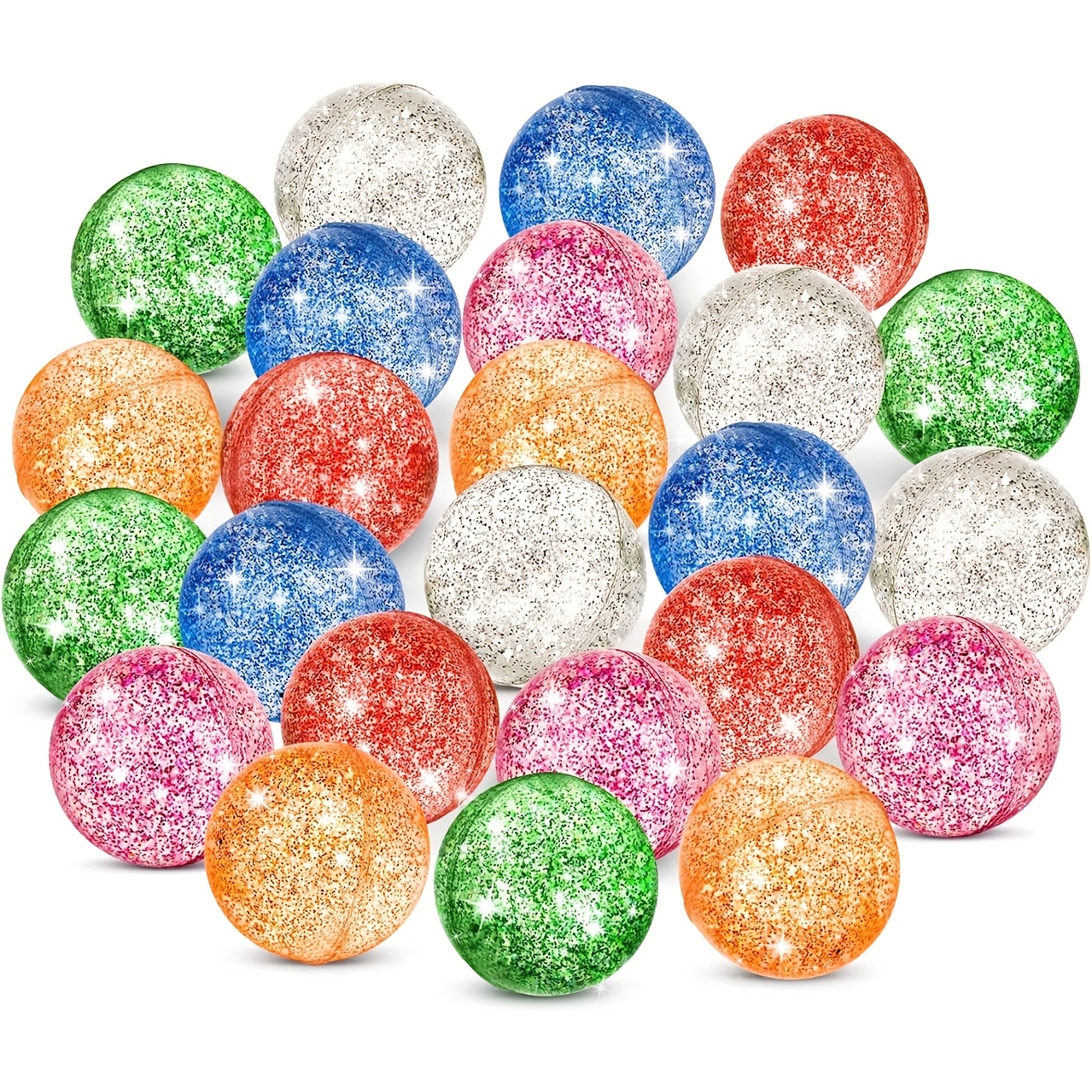 10-20pcs 32mm Glitter Bounce B - Kids Toys 10 Year Old review and price