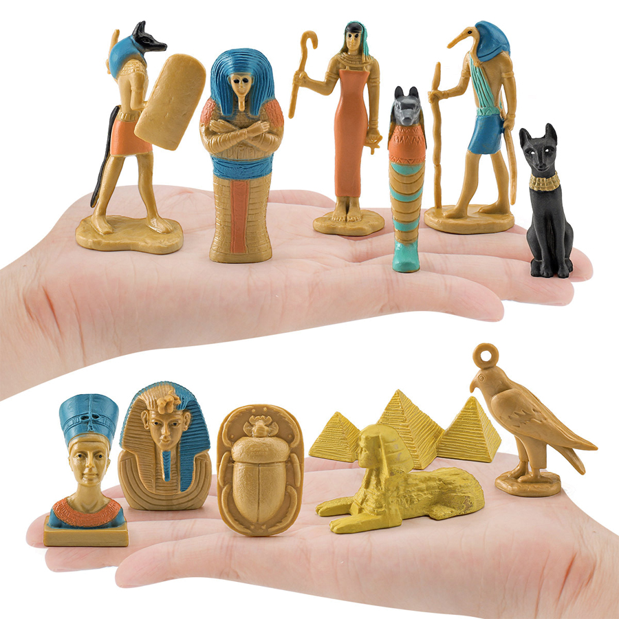 12Pcs Ancient Egypt Figurine P - Kids Toys Under 200 review and price
