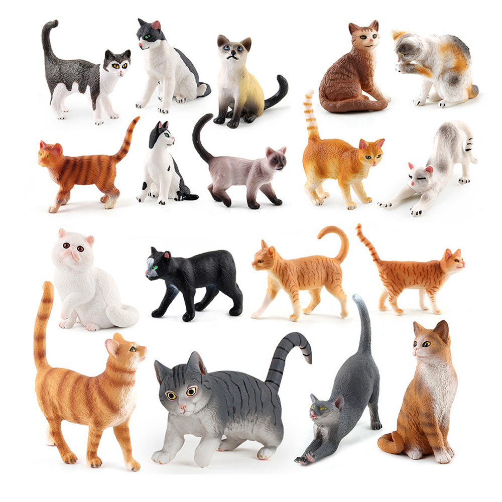 Realistic Plastic Cat Figurine - Kids Toys Under 200 review and price