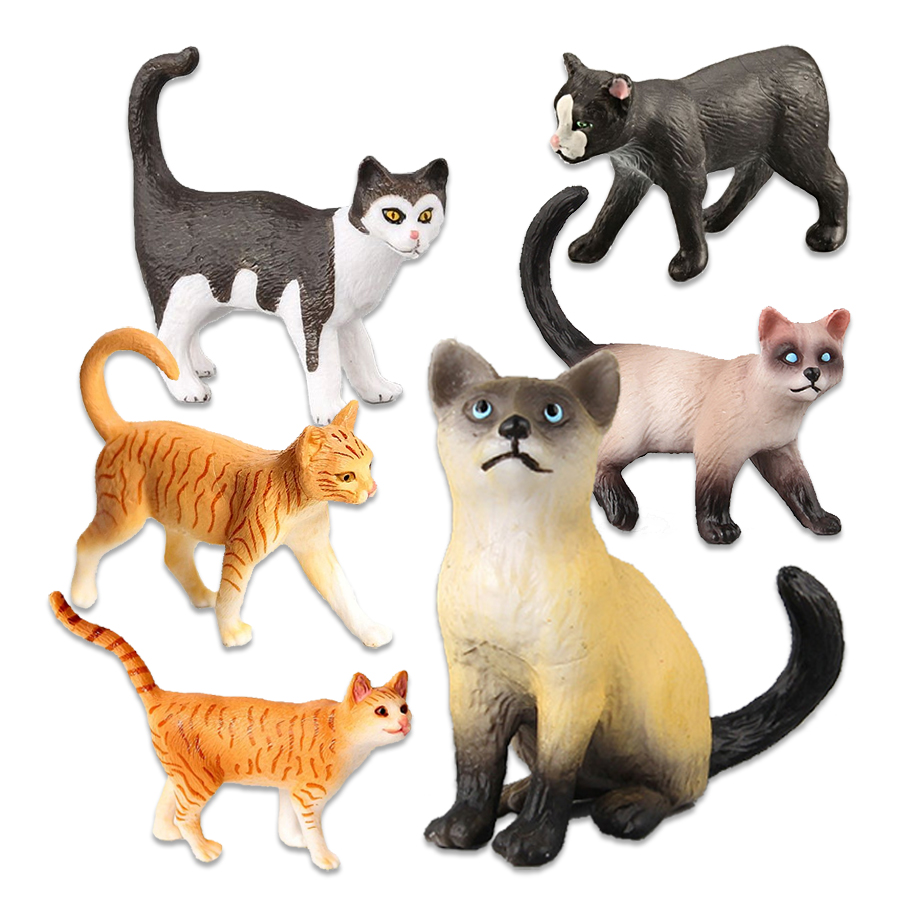 Realistic Plastic Cat Figurine - Kids Toys Under 200 review and price