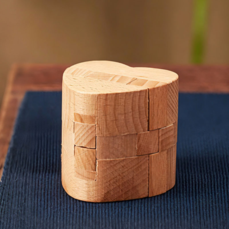 Luban Lock Heart Shaped Puzzle - Wooden Puzzle Kids review and price