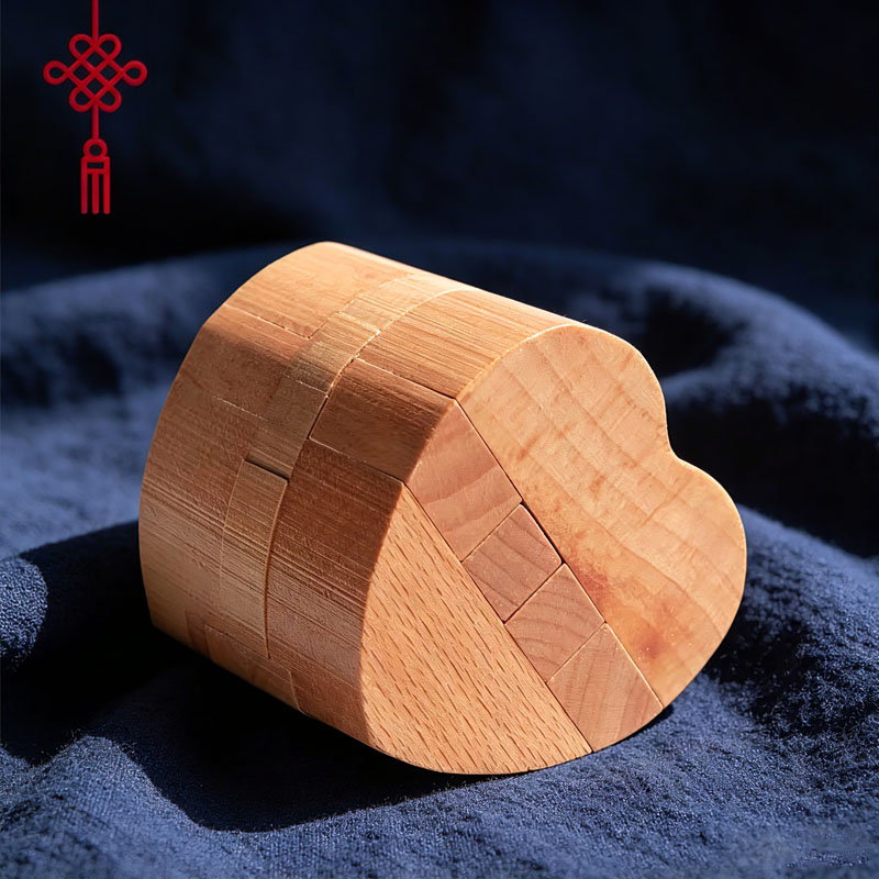 Luban Lock Heart Shaped Puzzle - Wooden Puzzle Kids review and price