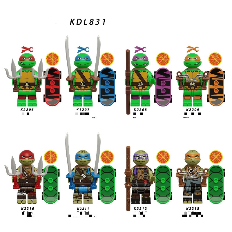 KDL831 cartoon series Teenage  - Lego Building Blocks review and price
