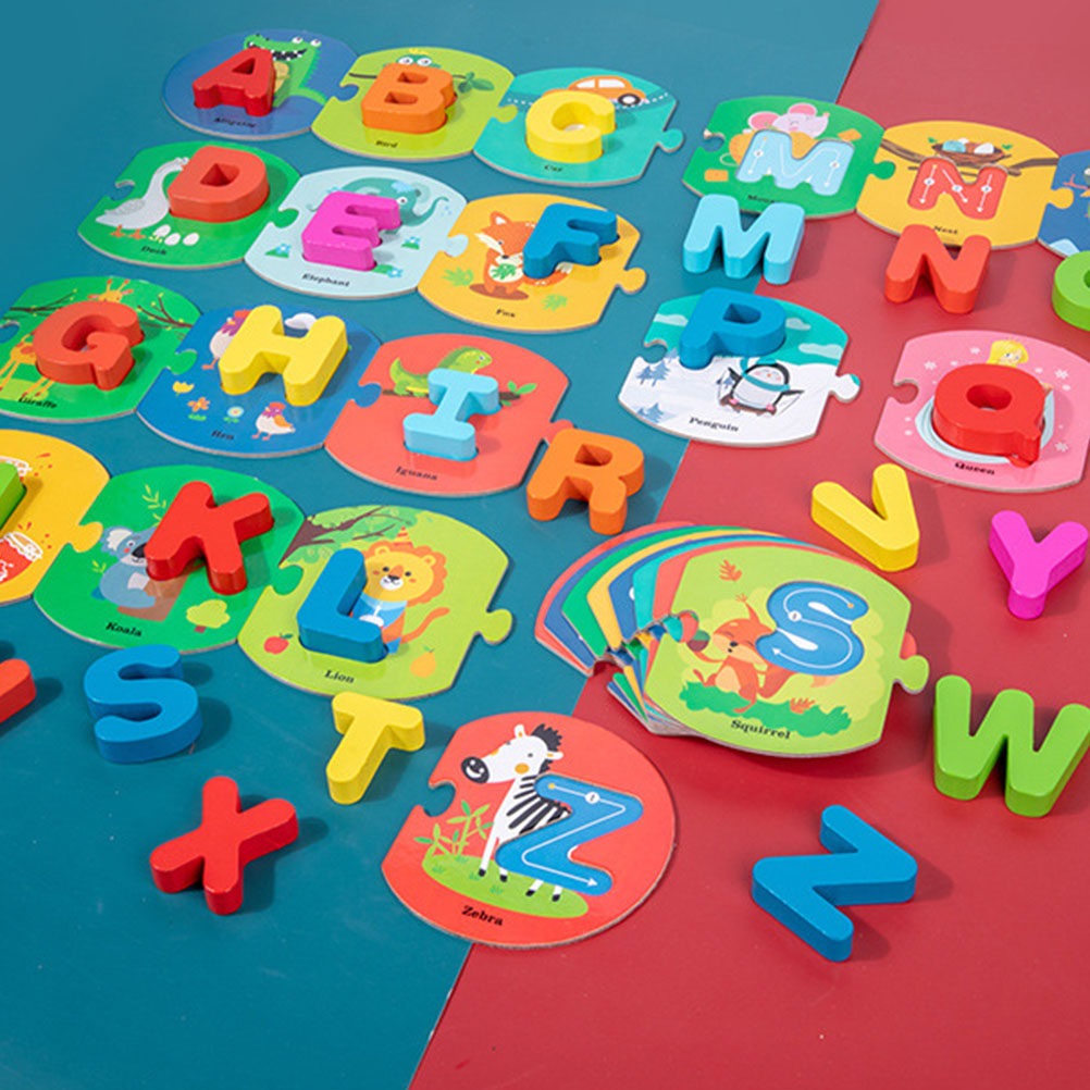 1Set Letter Matching Education - Wooden Puzzle Kids review and price