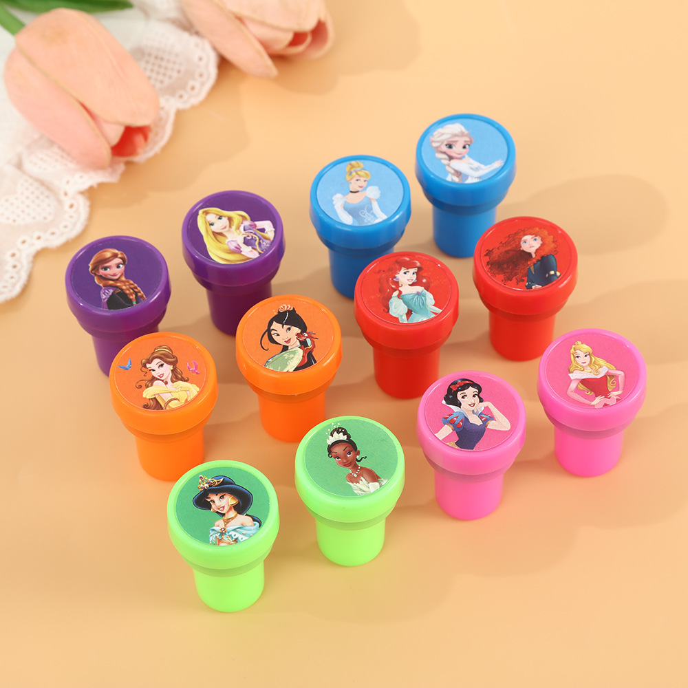 12PCS Princess Kids Stamps Car - Kids Toys In Wholesale review and price