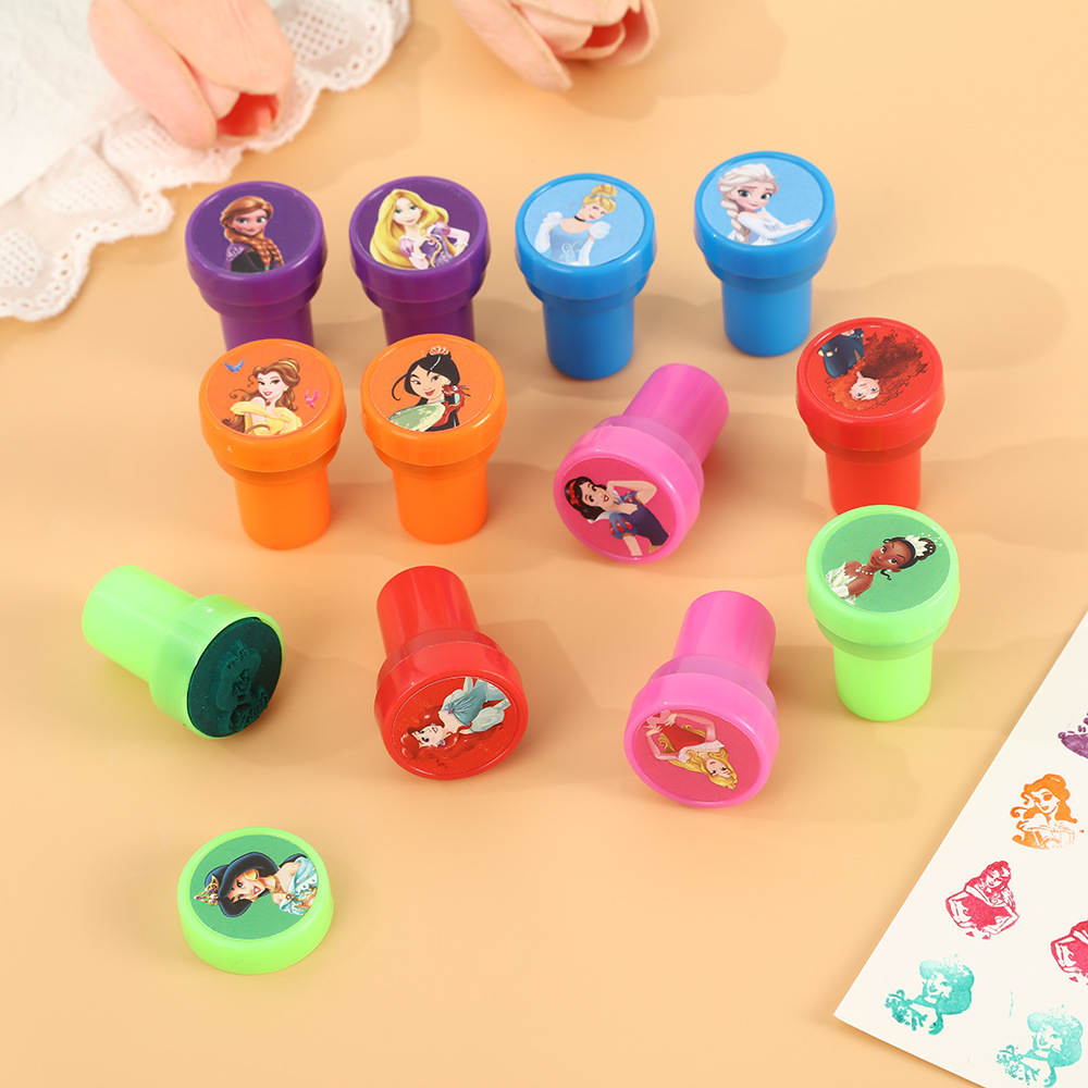 12PCS Princess Kids Stamps Car - Kids Toys In Wholesale review and price