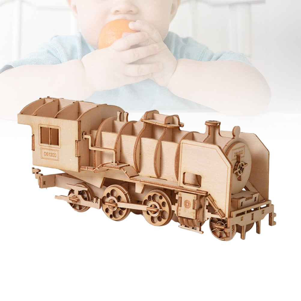 1Pcs Steam Train Puzzle Wooden - Wooden Puzzle Kids review and price