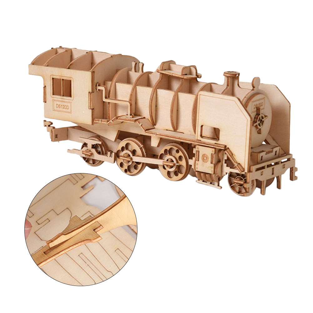 1Pcs Steam Train Puzzle Wooden - Wooden Puzzle Kids review and price