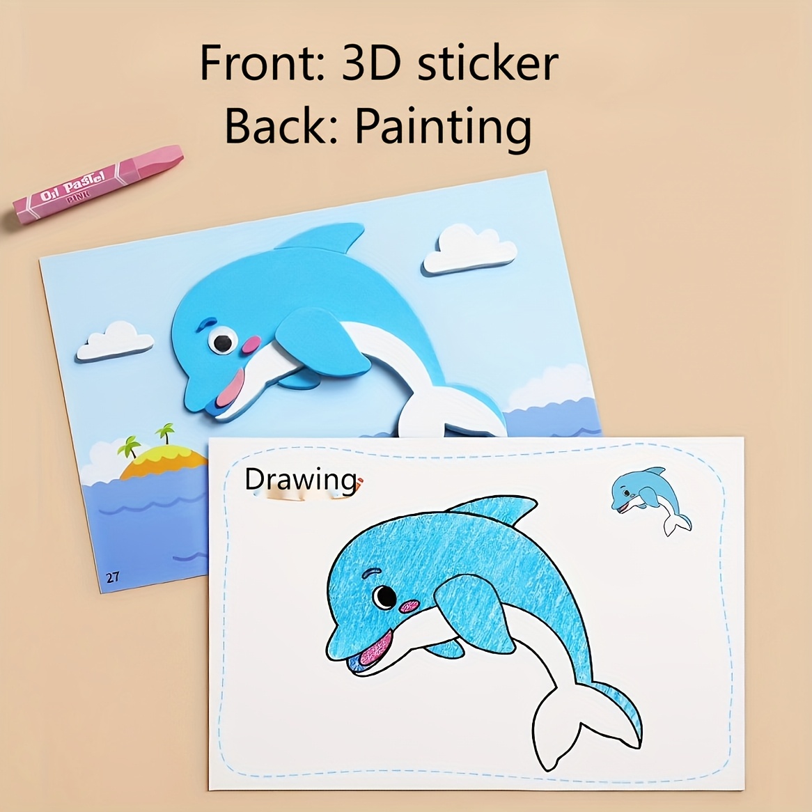 3D Stickers for Kids, Disposab - Kid Toys And Craft review and price