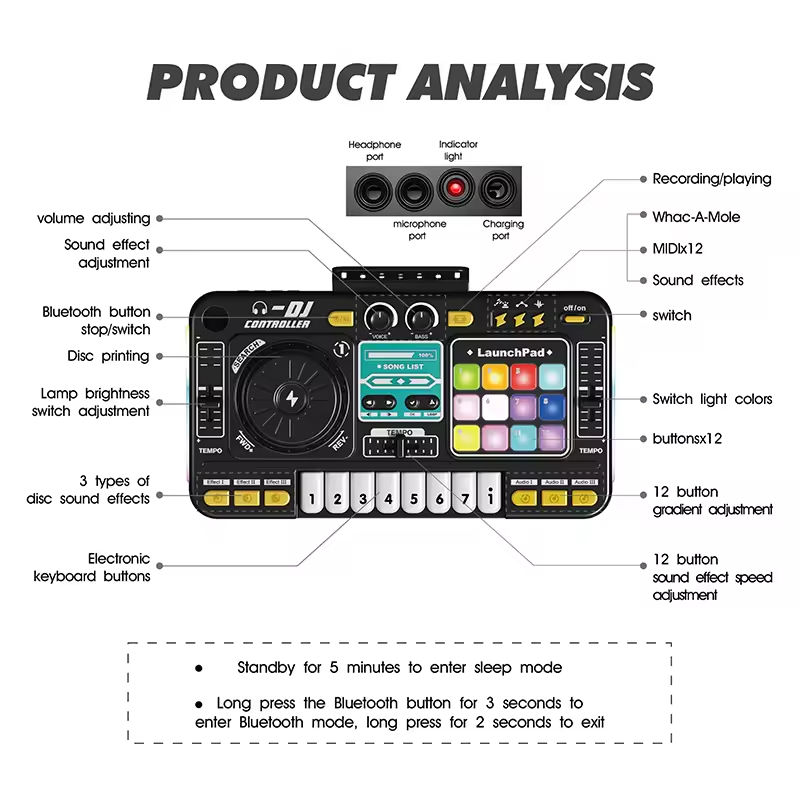 HSOH Kids Simulation DJ Mixer  - Kids Toys Bd review and price